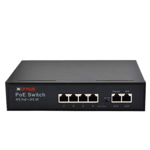CP Plus 10/100 4 PoE Ports with 2 10/100 Mbps Uplink Ports