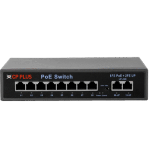CP Plus 10/100 8 PoE Port with 2 10/100 Mbps Uplink Ports