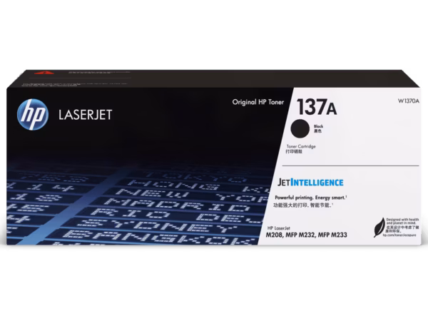 HP 137A Black Original LaserJet Toner Cartridge (W1370A)